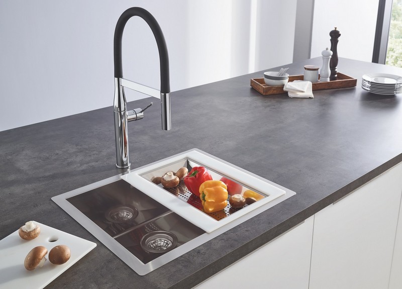 Kitchen Design from a Single Source: GROHE Sets Holistic Design Accents with Its New Kitchen Sinks and Bundles